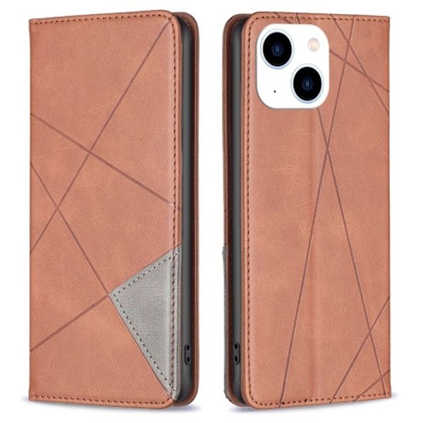 iPhone 15 telefon fodral - Brun Brun