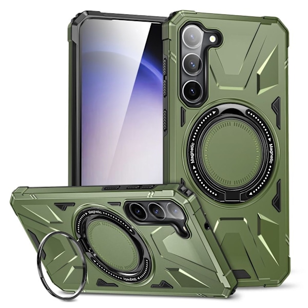 Samsung Galaxy S24 Plus Magnetiskt Skal - Grön Grön