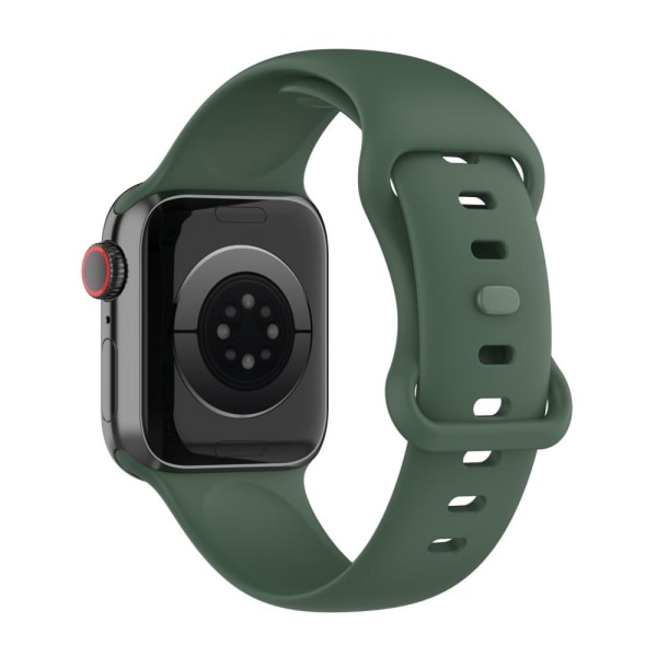 Apple Watch Ultra/Ultra 2 49mm etc Klockarmband i Silikon - Grön Grön