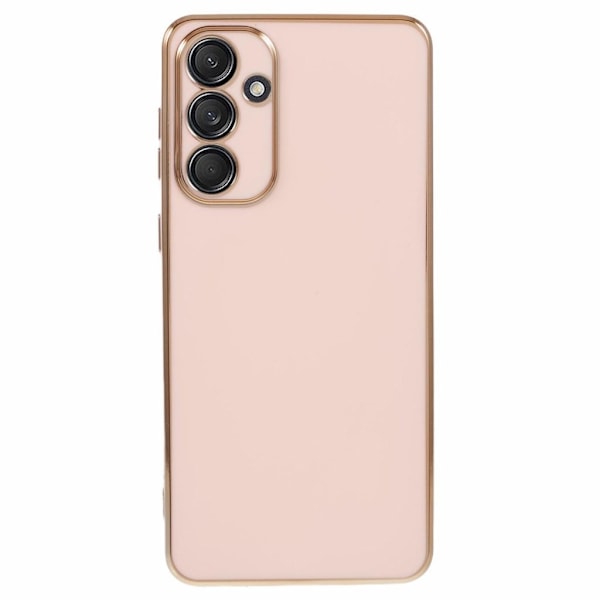Samsung Galaxy A56 5G Skal med elektropläterad ram - Rosa Rosa
