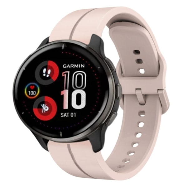 Garmin Venu 2 Plus Klockarmband i Silikon - Rosa Rosa