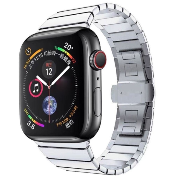 Armband i Stål till Apple Watch Ultra 49mm etc. - Silver Silver