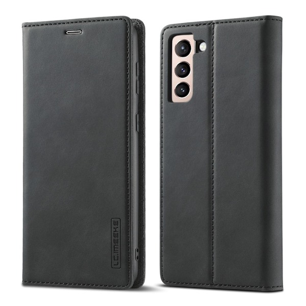 LC.IMEEKE Fodral för Samsung Galaxy S21 FE - Svart Svart