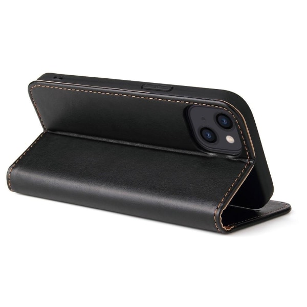 PU Läder Plånboksfodral för iPhone 13 - Svart Black