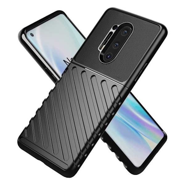 Stöttåligt Skal för OnePlus 8 Pro - Svart Svart