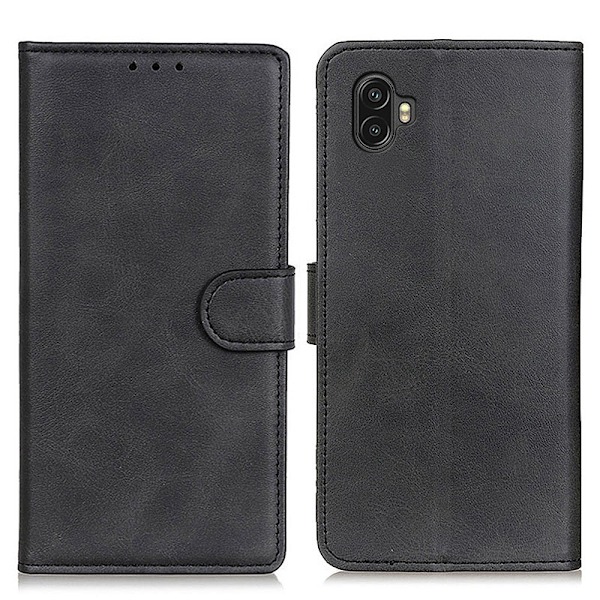 Samsung Galaxy Xcover 6 Pro Full Coverage Premium Plånboksfodral - Svart Svart