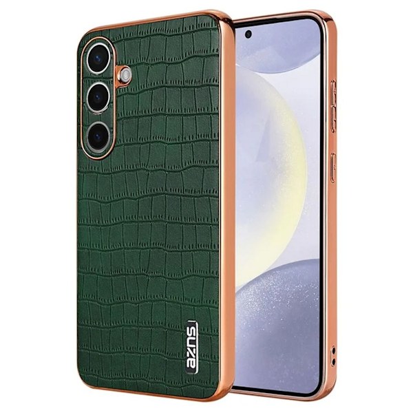 AZNS Samsung Galaxy S25 Skal med krokodilmönster - Grön Grön