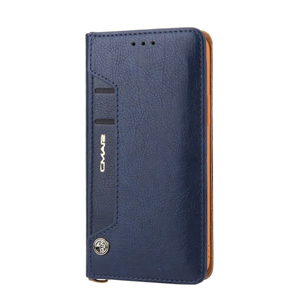 CMAI2 iPhone 12- 12 Pro premium plånboksfodral - Blått Blå