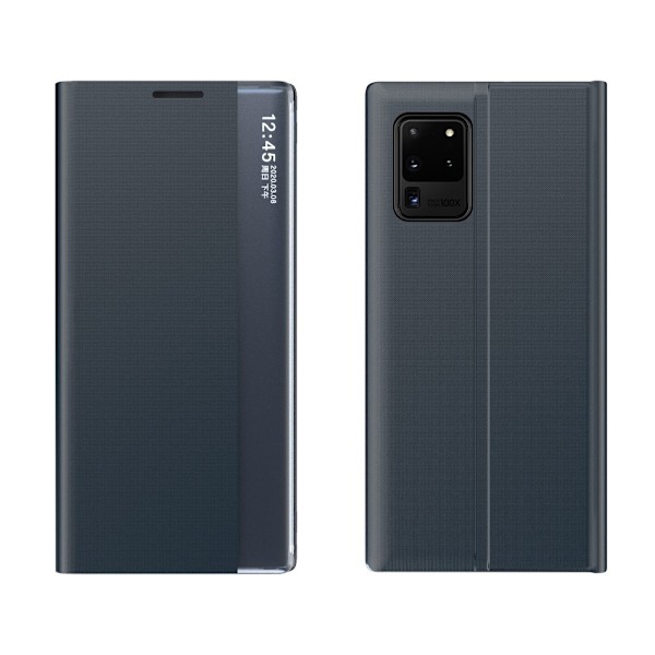 Window View Flip-Fodral för Samsung Galaxy A52 4G/5G & A52s 5G - Mörkblå Mörkblå