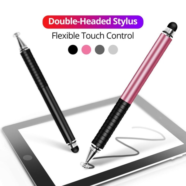 Fonken DRB-01 2-i-1 Stylus Pen för Touchskärmar - Rosa Pink