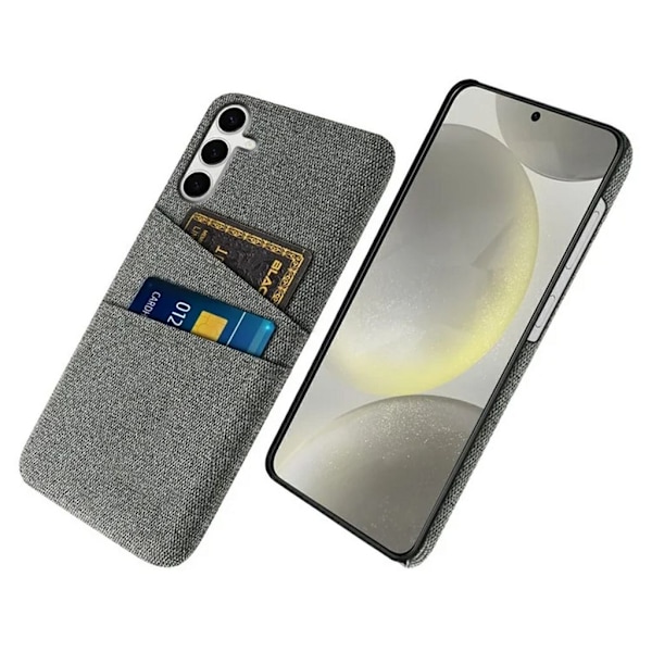 Samsung Galaxy S25 Plus Skal med kortfack - Grå grå