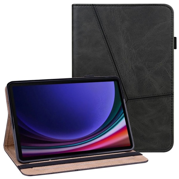 Samsung Galaxy Tab S10 / S9 / S9 FE / S10 FE Fodral med Kortfack - Svart Svart