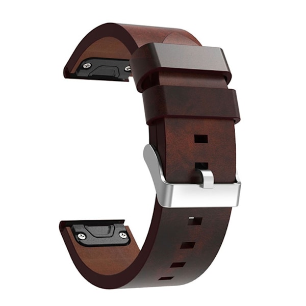 Garmin Fenix 5 Klockarmband i PU-läder - Brun Brun