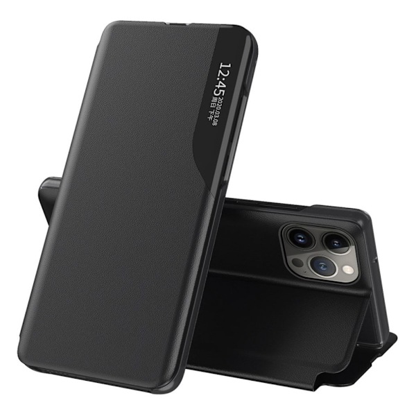 iPhone 15 Pro Max Fodral med Fönsterdesign - Svart Svart