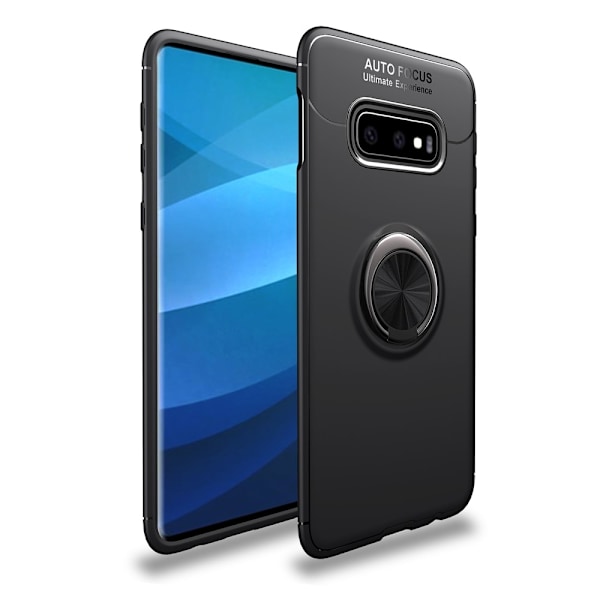Skal med Stativ för Samsung Galaxy S10e - Svart Svart