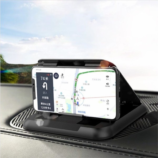 Universal Mobilhållare till Bilen - Svart Svart