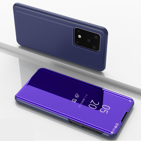 View Window Flip-Fodral till Samsung Galaxy S20 Ultra - Blå Blå