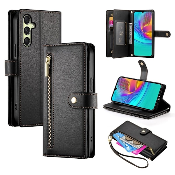 Samsung Galaxy A36 5G Plånboksfodral - Svart Svart