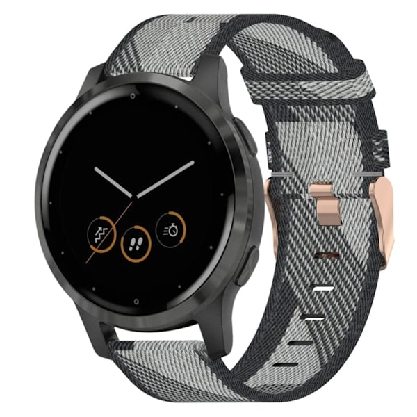 Garmin VivoActive 4S Klockarmband i nylon - Grå grå