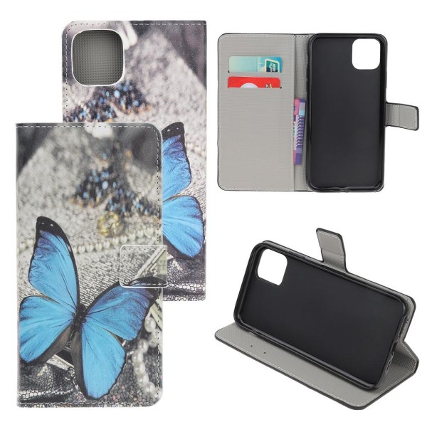 Plånboksfodral för iPhone 12/12 Pro - Fjäril Butterfly