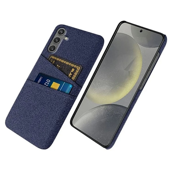 Samsung Galaxy S25 Skal med kortfack - Blå Blå