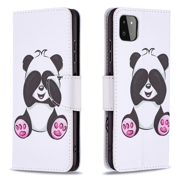 Samsung Galaxy A22 5G plånboksfodral - Panda