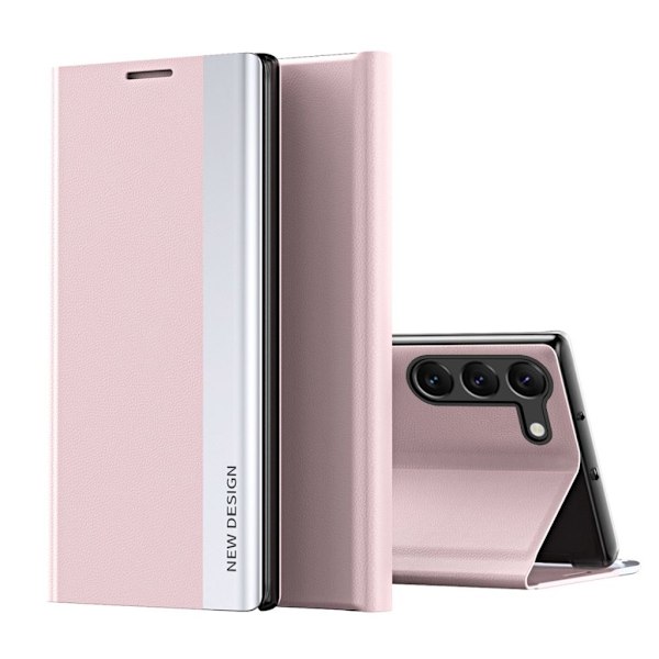 Samsung Galaxy S24 Fodral med electroplating - Rosa Rosa