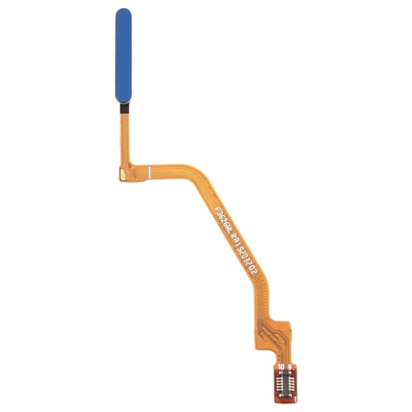 Xiaomi Redmi Note 9S / 9 Pro / 9 Pro Max Fingeravtryckssensor med Flex - Blå Blå