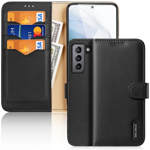 Dux Ducis Wallet Fodral för Samsung Galaxy S21 FE - Svart Svart