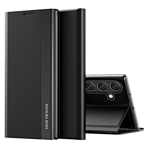 Samsung Galaxy A16 Fodral med stativ - svart Svart
