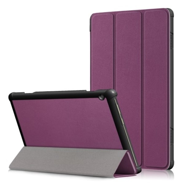 Lenovo Tab M10 Gen 1 Tri-Fold Stativ Fodral - Lila Lila