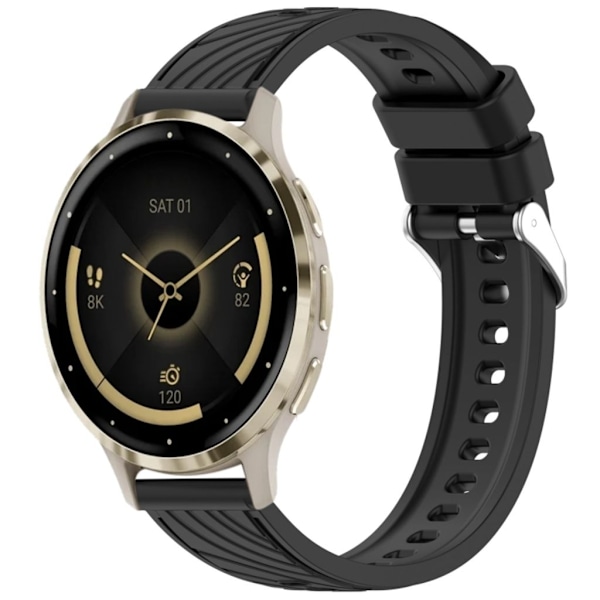 Garmin Venu 3S Klockarmband i silikon - Svart Svart