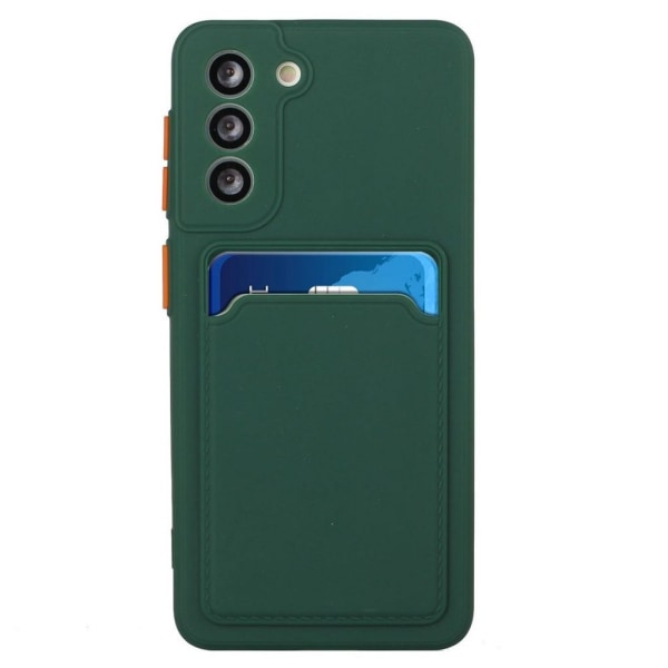 Samsung Galaxy S23 FE TPU-skal med korthållare - Mörkgrön Grön