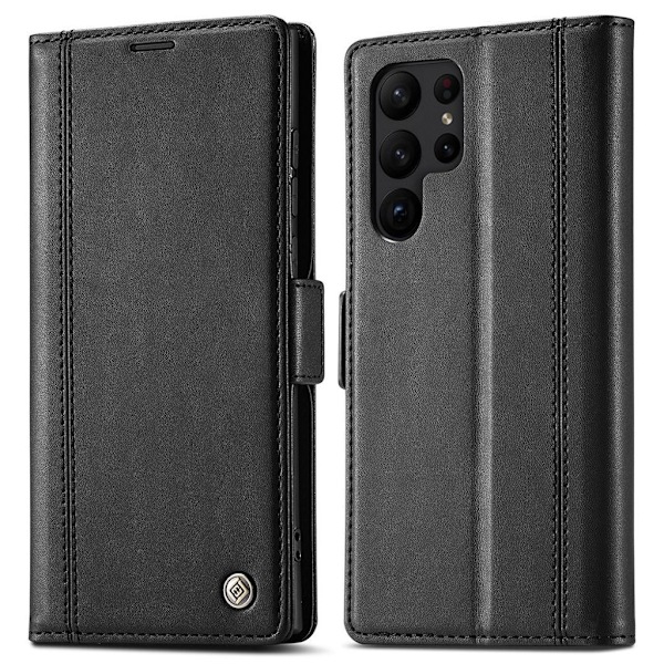 LC.IMEEKE Samsung Galaxy S23 Ultra fodral - Svart Svart