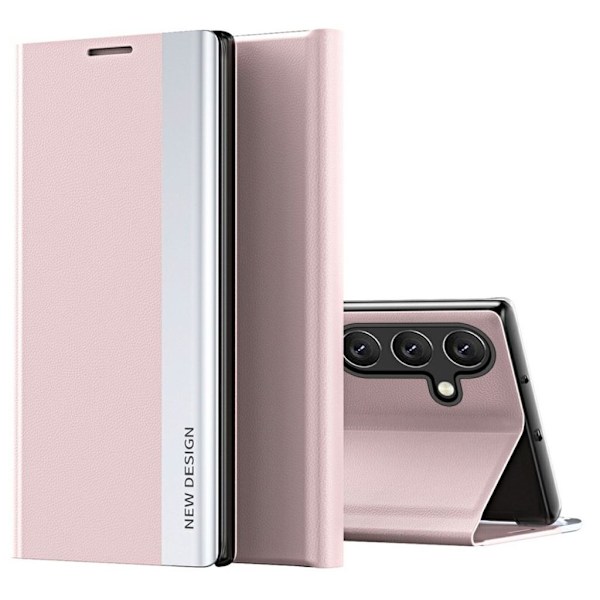 Samsung Galaxy A36 5G Telefon Fodral med Stativ - Rosa Rosa