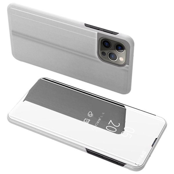 iPhone 16 Pro Max Fodral med View Window - Silver Silver