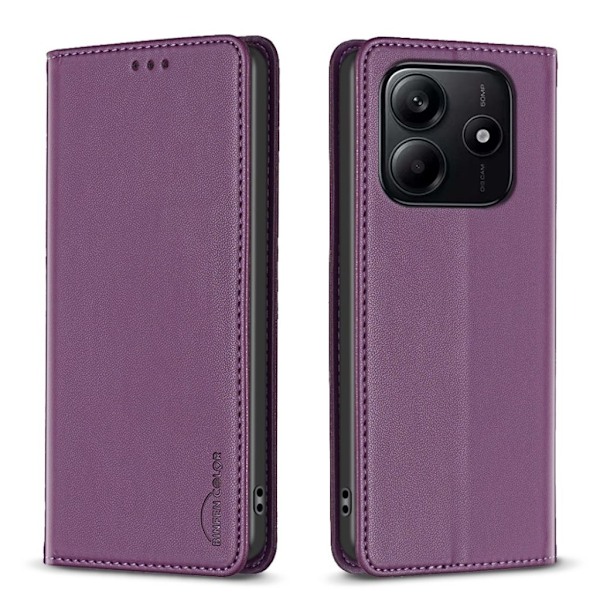 BINFEN COLOR Xiaomi Redmi Note 14 5G Plånboksfodral - Lila Lila