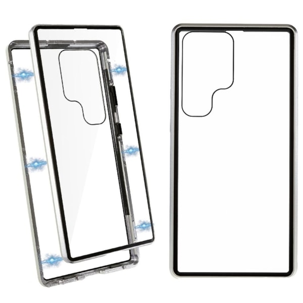 Samsung Galaxy S24 Ultra skal härdat glas - Silver Silver