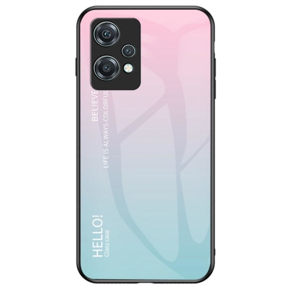 OnePlus Nord CE 2 Lite 5G Shockproof Protective Skal - Gradient Gradient Pink Blue