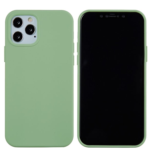 Liquid Silicone Skal för iPhone 13 Pro - Grön Grön