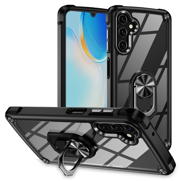 Samsung Galaxy A16 Skal med stativ - Svart Svart