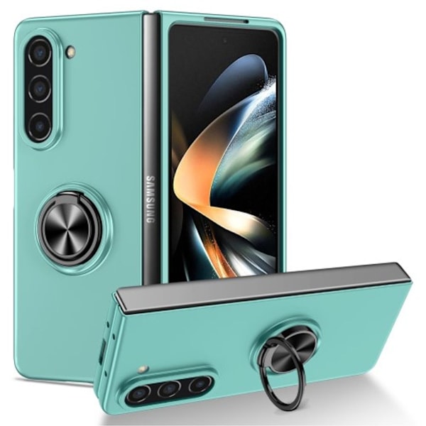 Samsung Galaxy Z Fold5 5G skal med en ring - Blått Blå