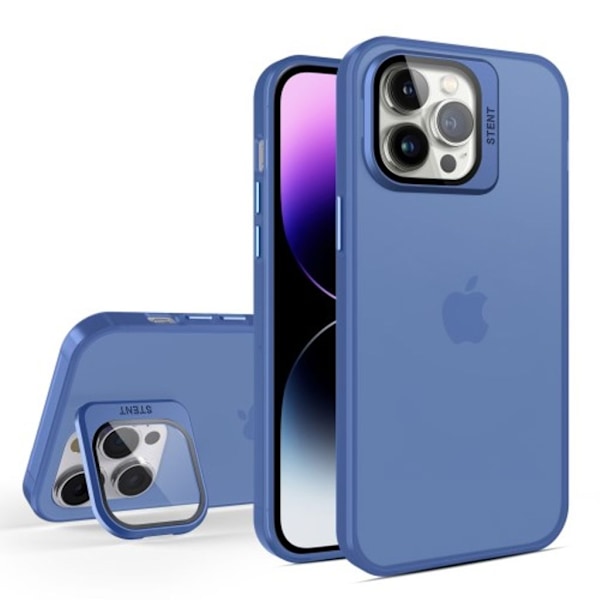 iPhone 15 Pro hybrid skal - Blå Blå