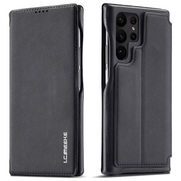 LC.IMEEKE Magnetic Samsung Galaxy S23 Ultra fodral - Svart Svart