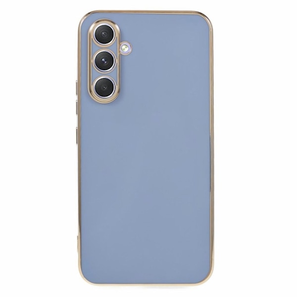 Samsung Galaxy S25 Plus Skal med gulddetaljer - Grå grå