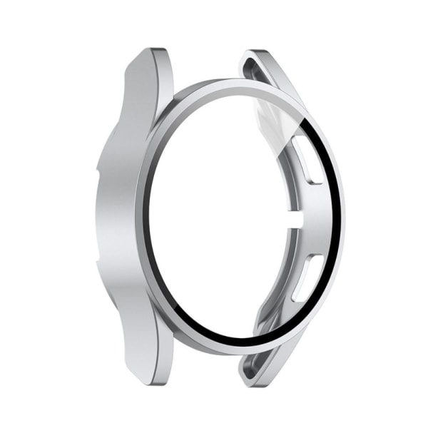Skal med Skärmskydd för Galaxy Watch 4 44mm - Silver Silver