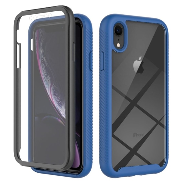 IPhone XR skal med ett skärmskydd - Blå Blå