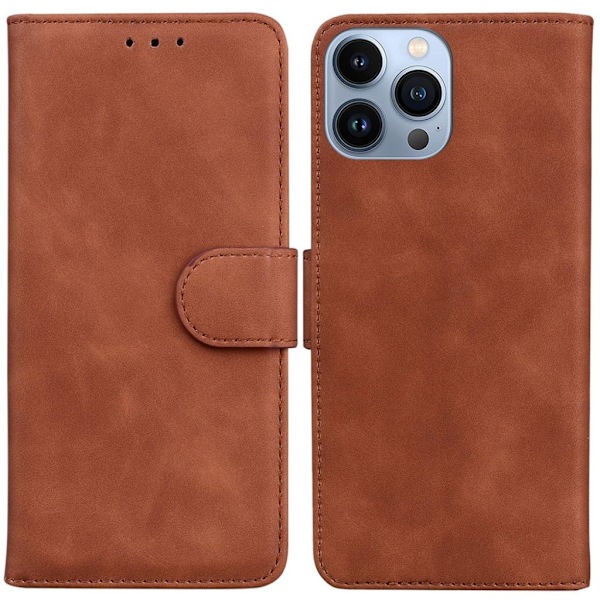 Enfärgat iPhone 15 Pro fodral - Brun Brun