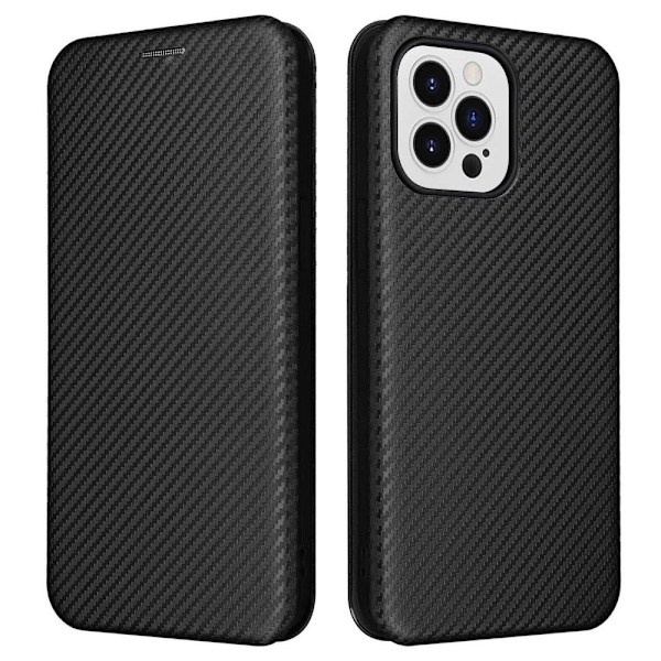 iPhone 14 Pro Max Folio Stand Book Fodral - Svart Svart