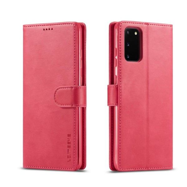 LC.IMEEKE Plånboksfodral till Samsung Galaxy S20 - Rosa Rosa